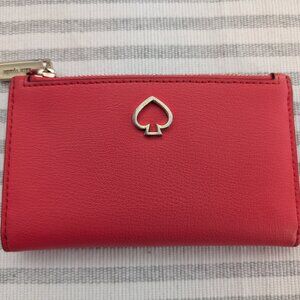 Kate Spade Adel Small Slim Bifold Wallet Pink